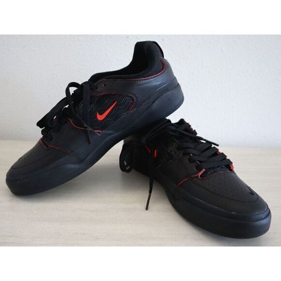 Nike DV5473-001 Men's Sz 10 Black/Red SB Ishod Wair PRM Skate Shoes - Picture 2 of 7